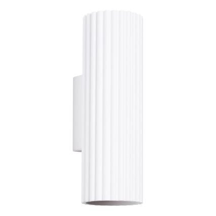 Brilagi - Aplique de pared LED CRESTO 2xGU10/10W/230V 20 cm blanco