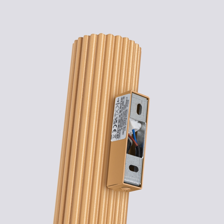 Brilagi - Aplique de pared LED CRESTO 2xGU10/10W/230V 30 cm dorado