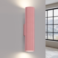 Brilagi - Aplique de pared LED CRESTO 2xGU10/10W/230V 30 cm rosa