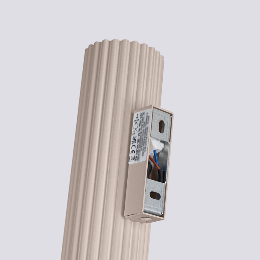 Brilagi - Aplique de pared LED CRESTO 2xGU10/10W/230V 30 cm taupe