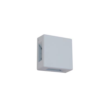Brilagi - Aplique de pared LED exterior QUADRAY LED/6W/230V blanco IP54