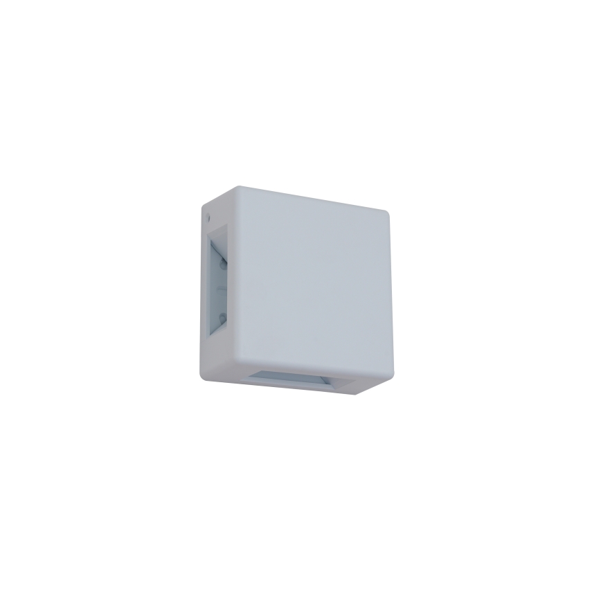 Brilagi - Aplique de pared LED exterior QUADRAY LED/6W/230V blanco IP54