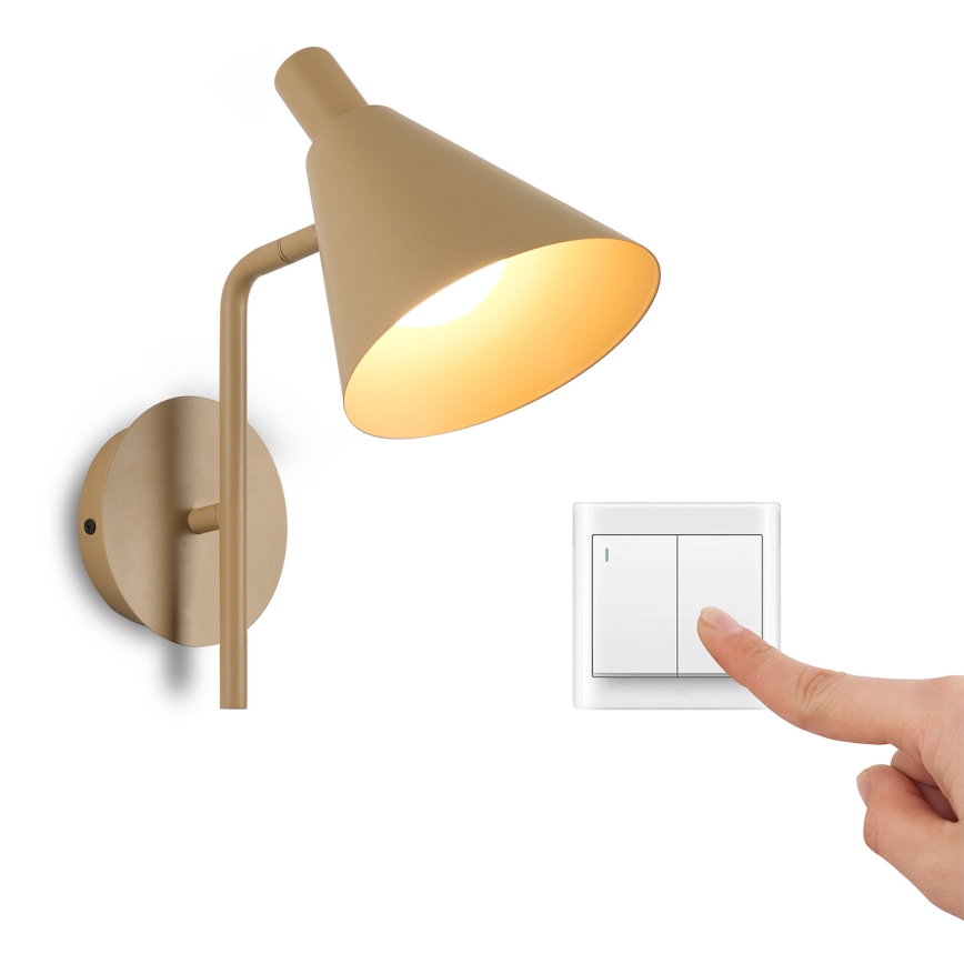 Brilagi - Aplique de pared LED LUCERA LED/3W/230V beige