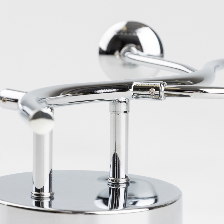 Brilagi - Aplique de pared LED MISTEL 3xG9/3W/230V negro cromado/ahumado