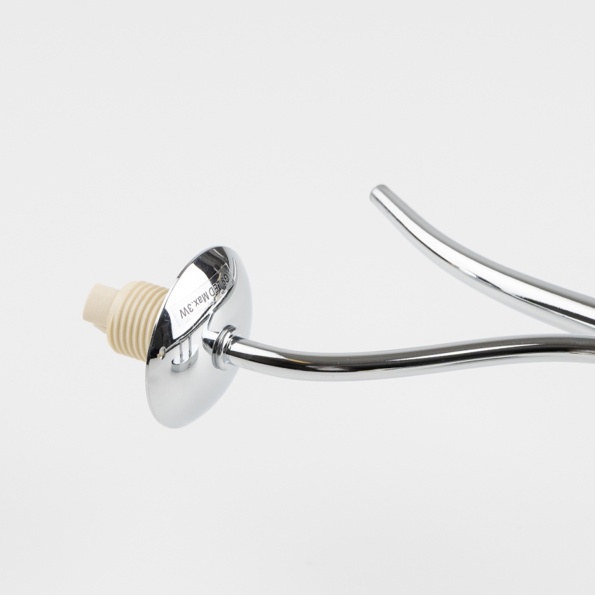 Brilagi - Aplique de pared LED MISTEL 3xG9/3W/230V negro cromado/ahumado