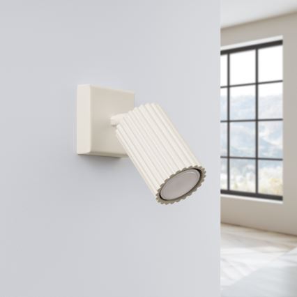 Brilagi - Aplique de pared LED orientable CRESTO 1xGU10/10W/230V color crema