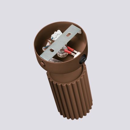 Brilagi - Aplique de pared LED orientable CRESTO 1xGU10/10W/230V marrón