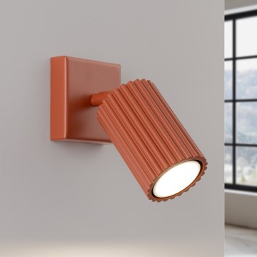 Brilagi - Aplique de pared LED orientable CRESTO 1xGU10/10W/230V rojo