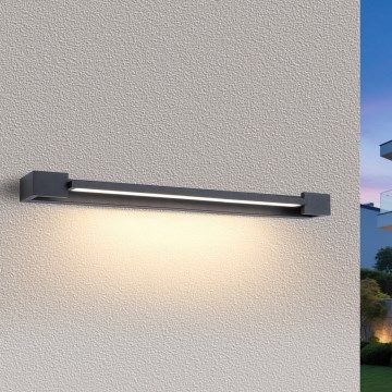 Brilagi - Aplique de pared LED para exterior AQUA LINE LED/24W/230V 90 cm IP44 antracita CRI 90