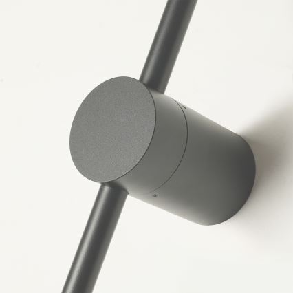 Brilagi - AURA aplique de pared exterior LED/12W/230V 3000K IP54 65 cm antracita