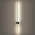 Brilagi - Aplique de pared LED para exterior AURA LED/20W/230V 4000K IP54 97 cm negro