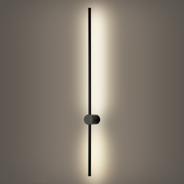 Brilagi - Aplique de pared LED para exterior AURA LED/20W/230V 4000K IP54 97 cm negro