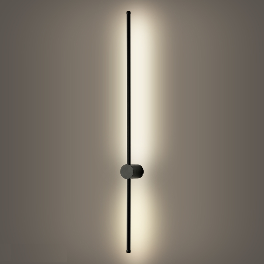 Brilagi - Aplique de pared LED para exterior AURA LED/20W/230V 4000K IP54 97 cm negro