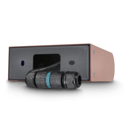 Brilagi - Aplique de pared LED para exterior CROTONE LED/7W/230V marrón IP54