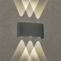 Brilagi - Aplique de pared LED para exterior FLAREBOX LED/6W/230V antracita IP65