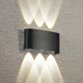 Brilagi - Aplique de pared LED para exterior FLAREBOX LED/6W/230V negro IP65