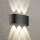 Brilagi - Aplique de pared LED para exterior FLAREBOX LED/6W/230V negro IP65
