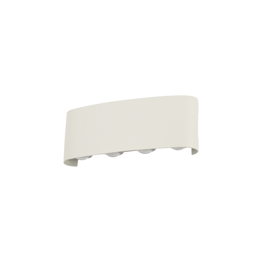 Brilagi - Aplique de pared LED para exterior FLAREBOX LED/8W/230V blanco IP65