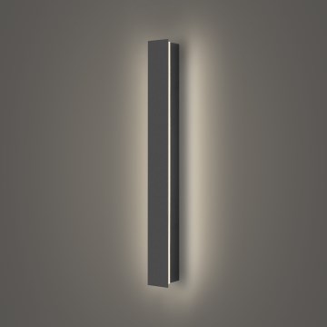 Brilagi - Aplique de pared LED para exterior LINEAR LED/12W/230V 4000K IP65 50 cm antracita