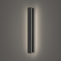 Brilagi - Aplique de pared LED para exterior LINEAR LED/12W/230V 4000K IP65 50 cm negro