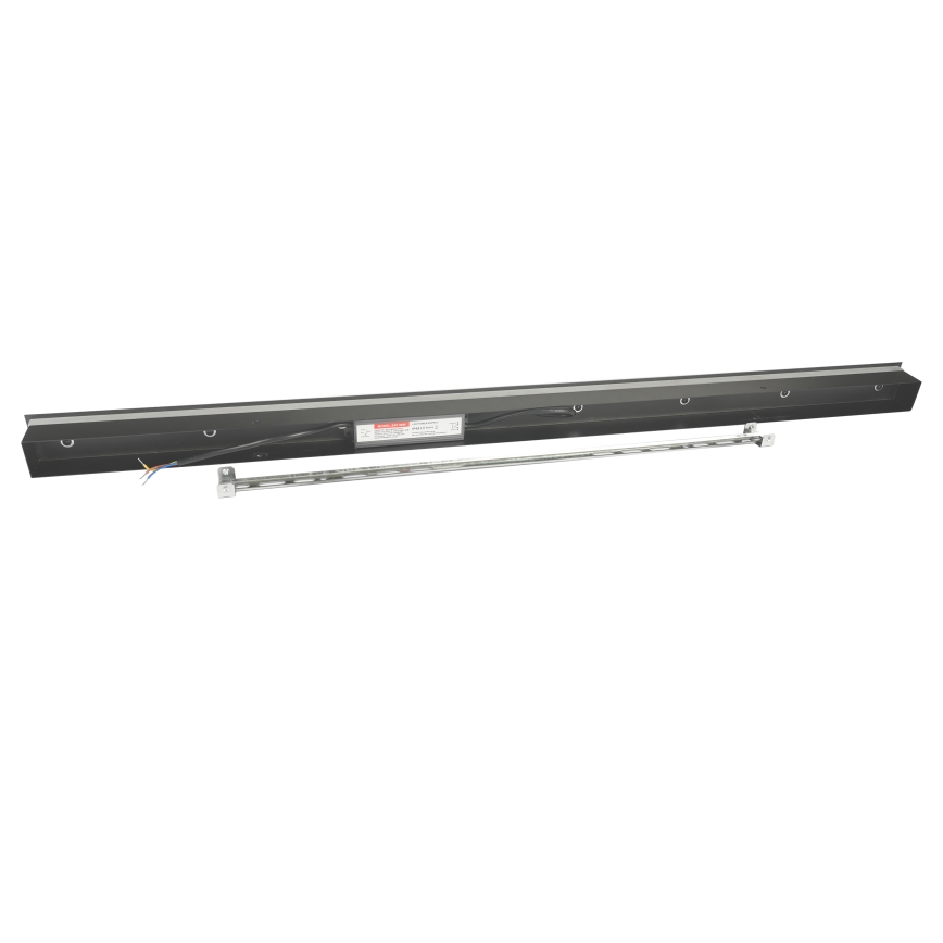 Brilagi - Aplique LED de pared exterior LINEAR LED/22W/230V 4000K IP65 100 cm antracita