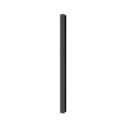 Brilagi - Aplique mural exterior LINEAR LED/22W/230V 4000K IP65 100 cm negro