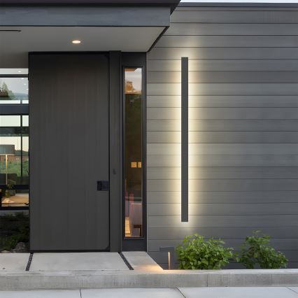 Brilagi - Aplique de pared exterior LINEAR LED/32W/230V 3000K IP65 140 cm antracita