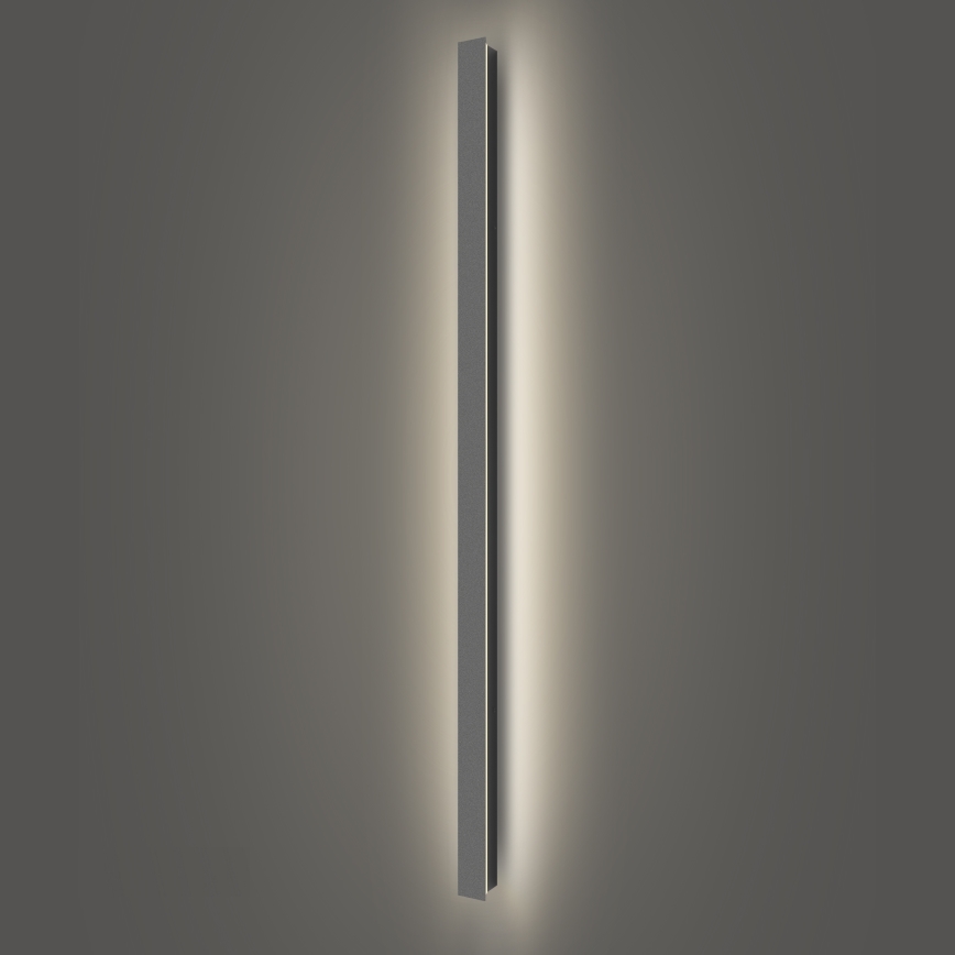 Brilagi - Aplique de pared LED para exterior LINEAR LED/32W/230V 4000K IP65 140 cm antracita