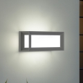 Brilagi - Aplique de pared LED para exterior PARKER LED/12W/230V 3000/4500/6000K gris IP44