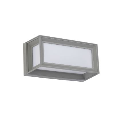 Brilagi - Aplique de pared LED para exterior PARKER LED/12W/230V 3000/4500/6000K gris IP44