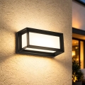 Brilagi - Aplique de pared LED para exterior PARKER LED/12W/230V negro IP44