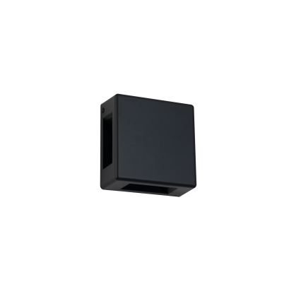 Brilagi - Aplique de pared LED para exterior QUADRAY LED/6W/230V negro IP54