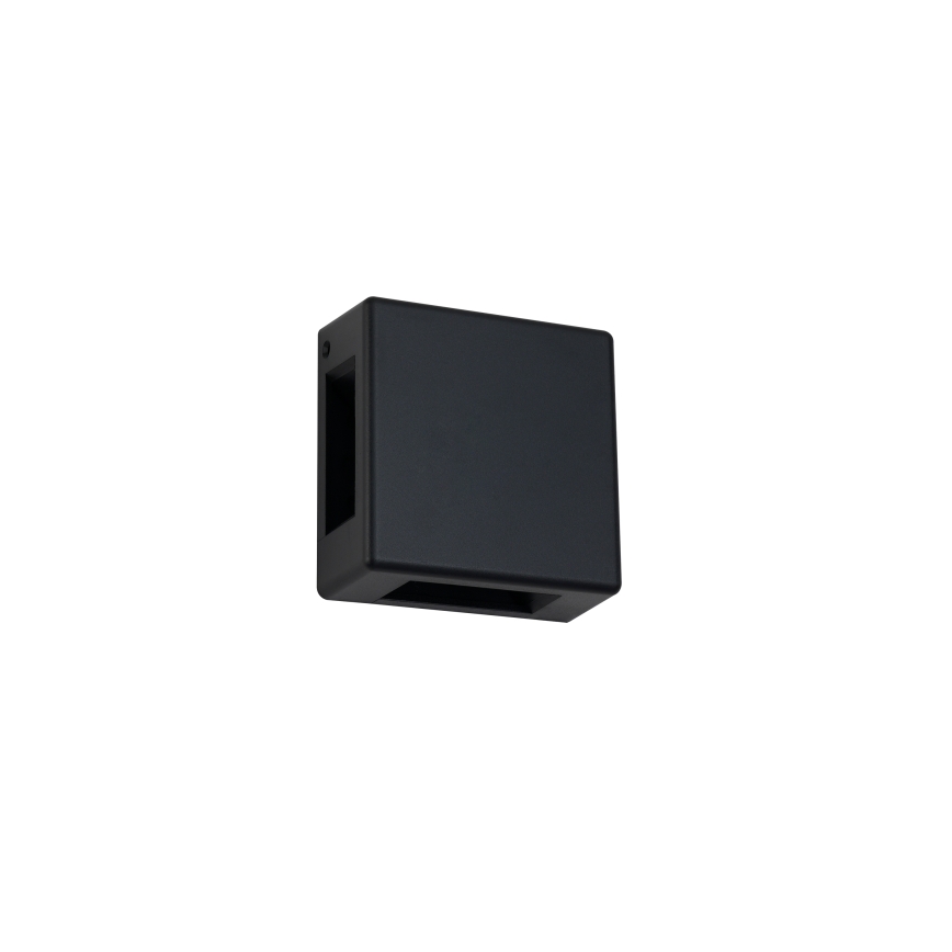 Brilagi - Aplique de pared LED para exterior QUADRAY LED/6W/230V negro IP54