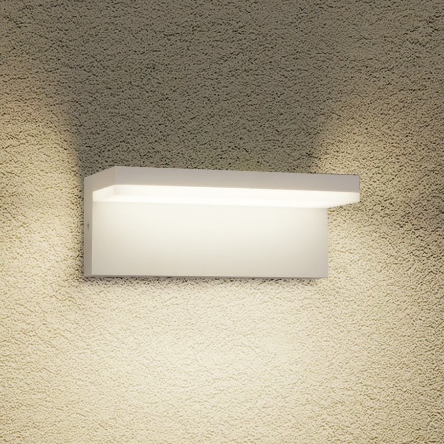 Brilagi - Aplique de pared LED para exterior TESSI LED/10W/230V blanco IP54