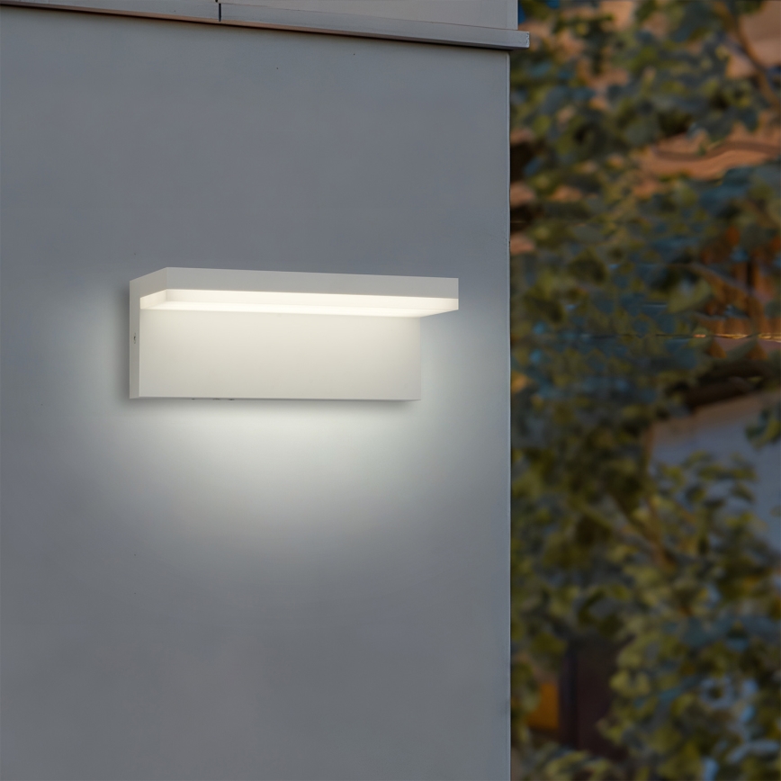 Brilagi - Aplique de pared LED para exterior TESSI LED/10W/230V blanco IP54