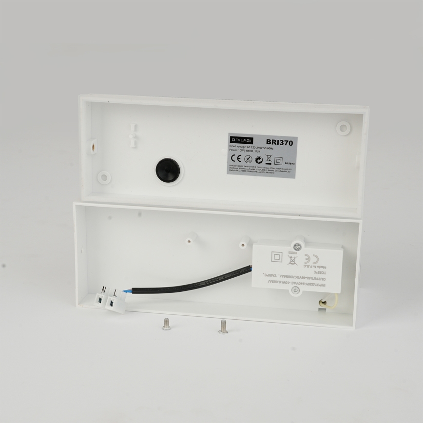 Brilagi - Aplique de pared LED para exterior TESSI LED/10W/230V blanco IP54