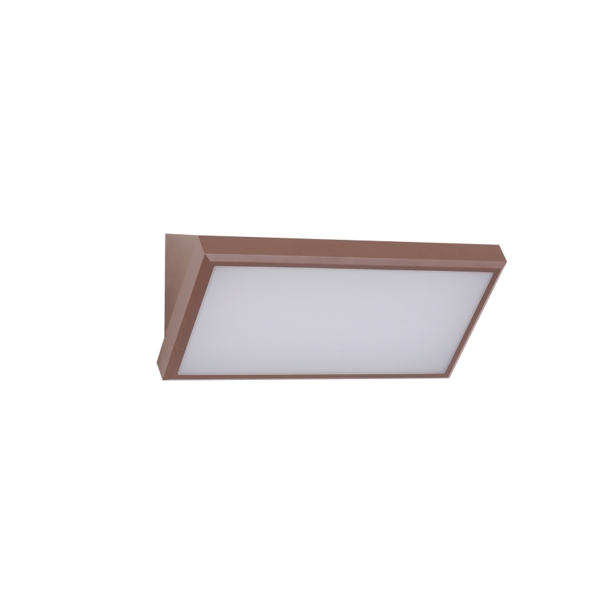 Brilagi - Aplique de pared LED para exterior TRIANGLE LED/20W/230V marrón IP65
