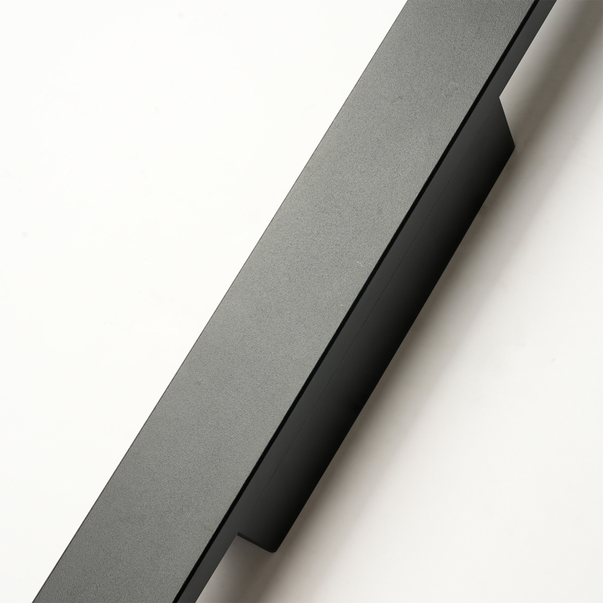 Brilagi - Aplique de pared exterior LUNA LED/24W/230V 3000K IP65 100 cm negro