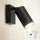 Brilagi - Aplique de pared LED RGBW regulable SELE 1xGU10/6,5W/230V 2700-6500K negro/dorado