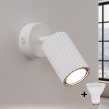 Brilagi - Aplique de pared LED tipo foco CRESTO 1xGU10/10W/230V blanco