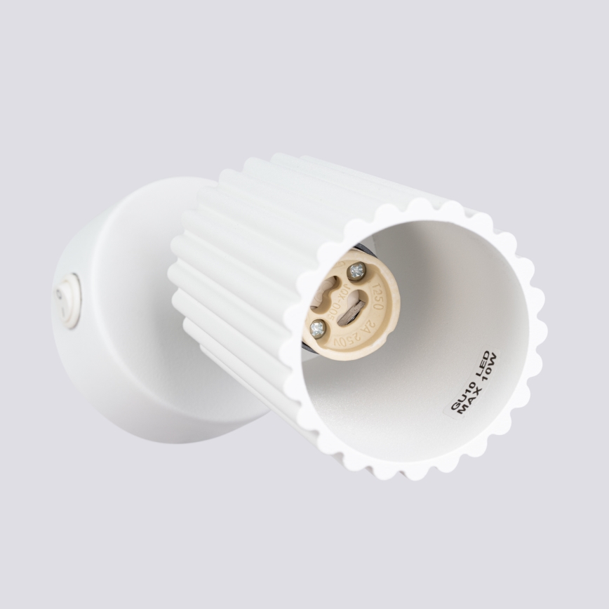 Brilagi - Aplique de pared LED tipo foco CRESTO 1xGU10/10W/230V blanco