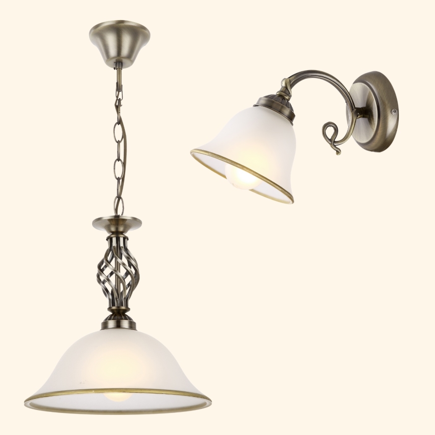 Brilagi - Aplique de pared NOSTALGIA 1xE27/60W/230V
