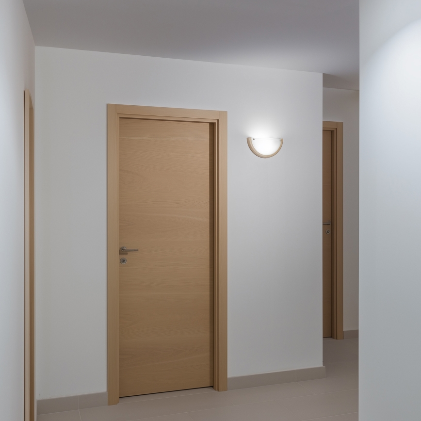 Brilagi - Aplique de pared ORBIS 1xE27/60W/230V, 30 cm, madera de pino