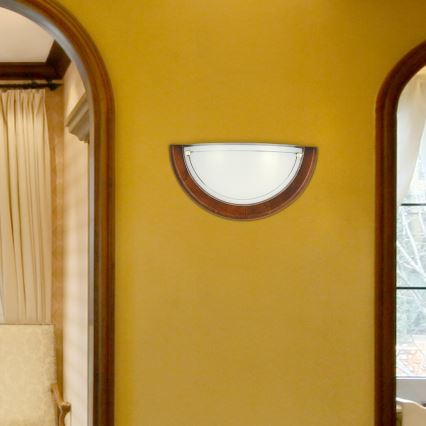 Brilagi - Aplique de pared ORBIS 1xE27/60W/230V 30 cm pino