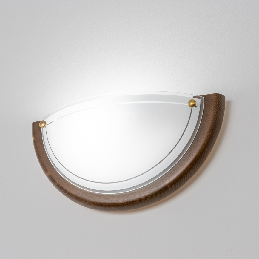 Brilagi - Aplique de pared ORBIS 1xE27/60W/230V 30 cm pino