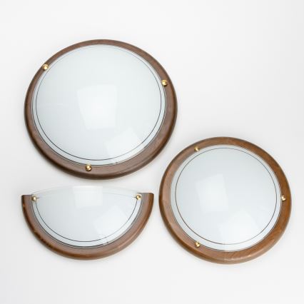 Brilagi - Aplique de pared ORBIS 1xE27/60W/230V 30 cm pino