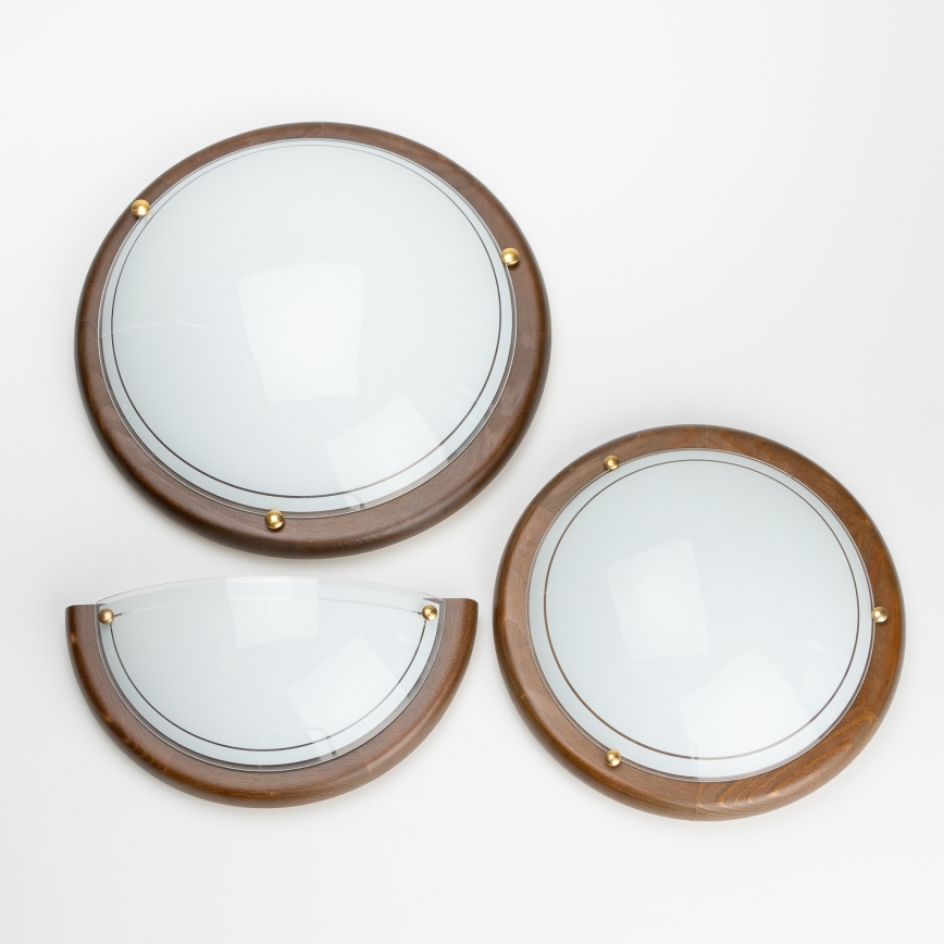 Brilagi - Aplique de pared ORBIS 1xE27/60W/230V 30 cm pino