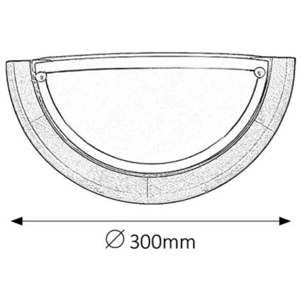 Brilagi - Aplique de pared ORBIS 1xE27/60W/230V 30 cm pino