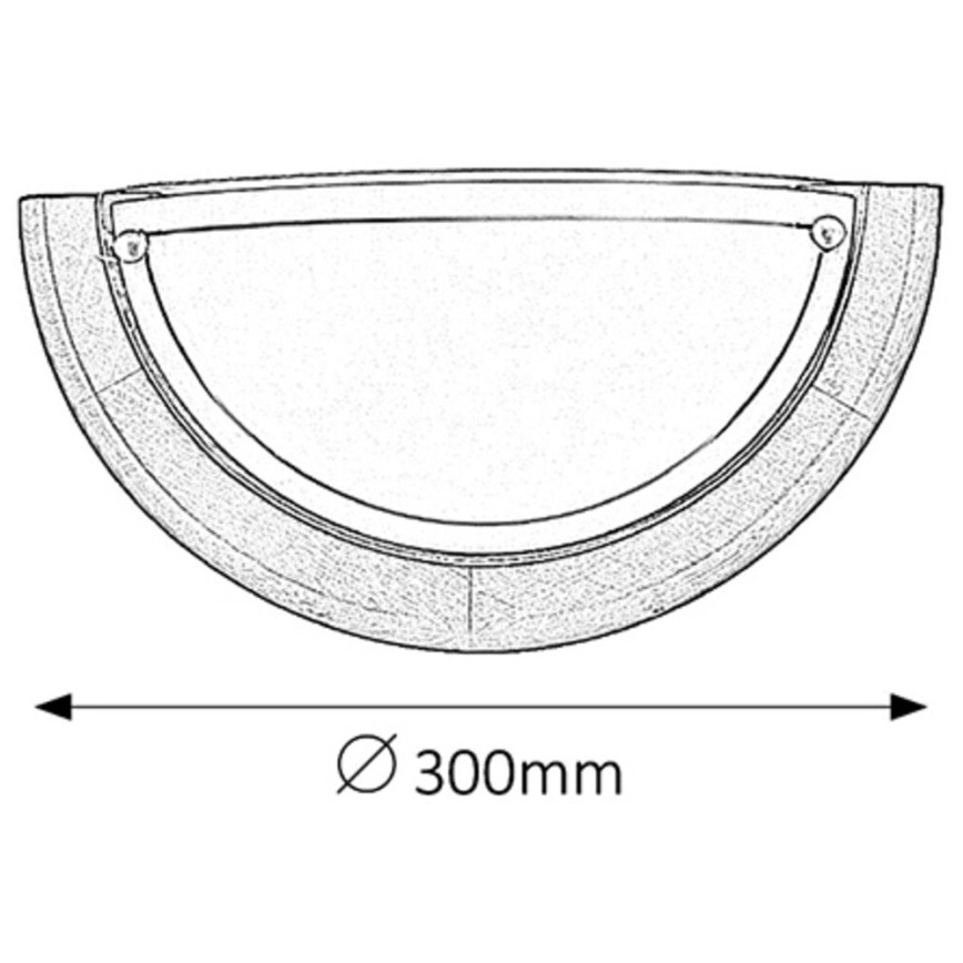 Brilagi - Aplique de pared ORBIS 1xE27/60W/230V 30 cm pino