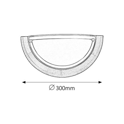 Brilagi - Aplique de pared ORBIS 1xE27/60W/230V 30 cm pino